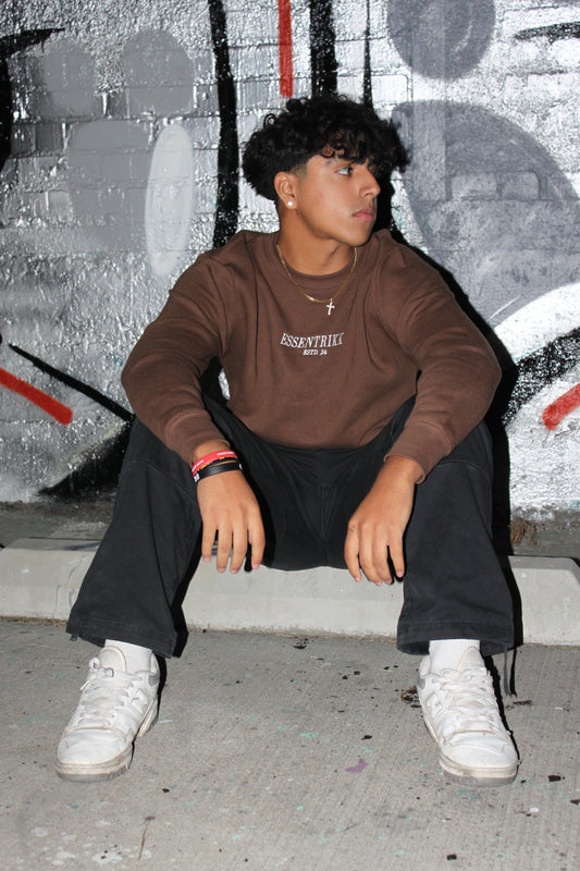 Brown Essentrikk Crewneck